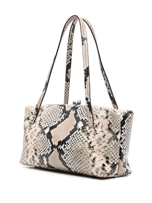 Snakeskin effect tote bag JIL SANDER | J08WD0078P6963242